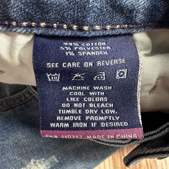 Vigoss THOMPSON TOMBOY Size 20 Mid Rise Ankle Straight Jeans Denim Pants 38x28.5 - Picture 10 of 11